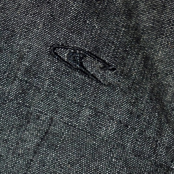 O'NEILL dark grey zipper front 3/4 jacket, size Large - Picture 7 of 7